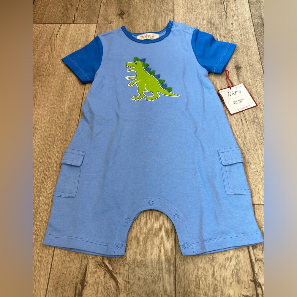 NWT Zubels Romper for boy 24m Dino